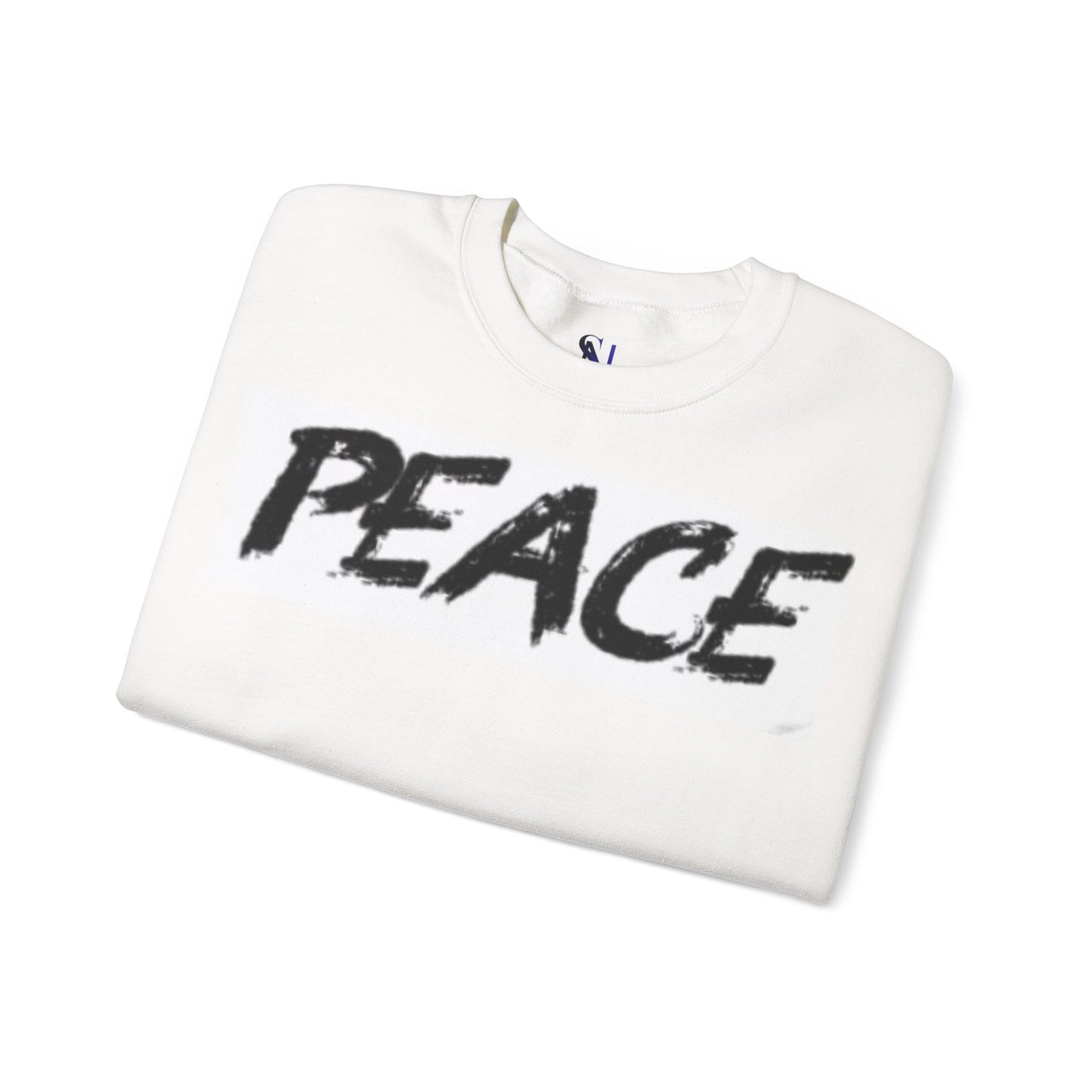 Peace Graphic Crewneck Sweatshirt — Drip Peace Sign Pullover